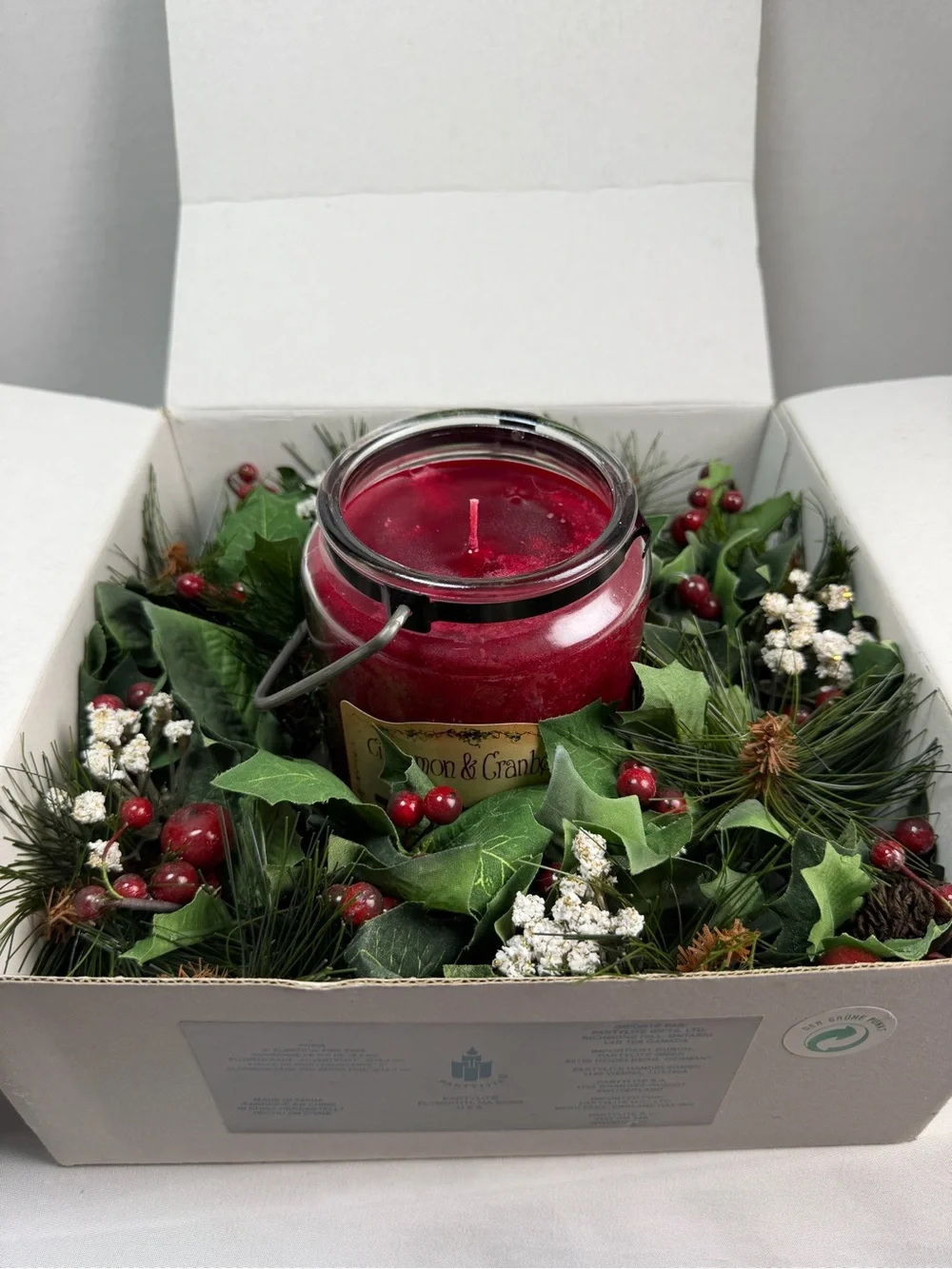 Retired Partylite Floral Candle Rings/Mini Wreaths Qty 4 Brand New See Note - Picture 6 of 9